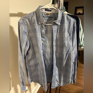 Men’s plaid button down